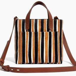 Madewell striped calf tote